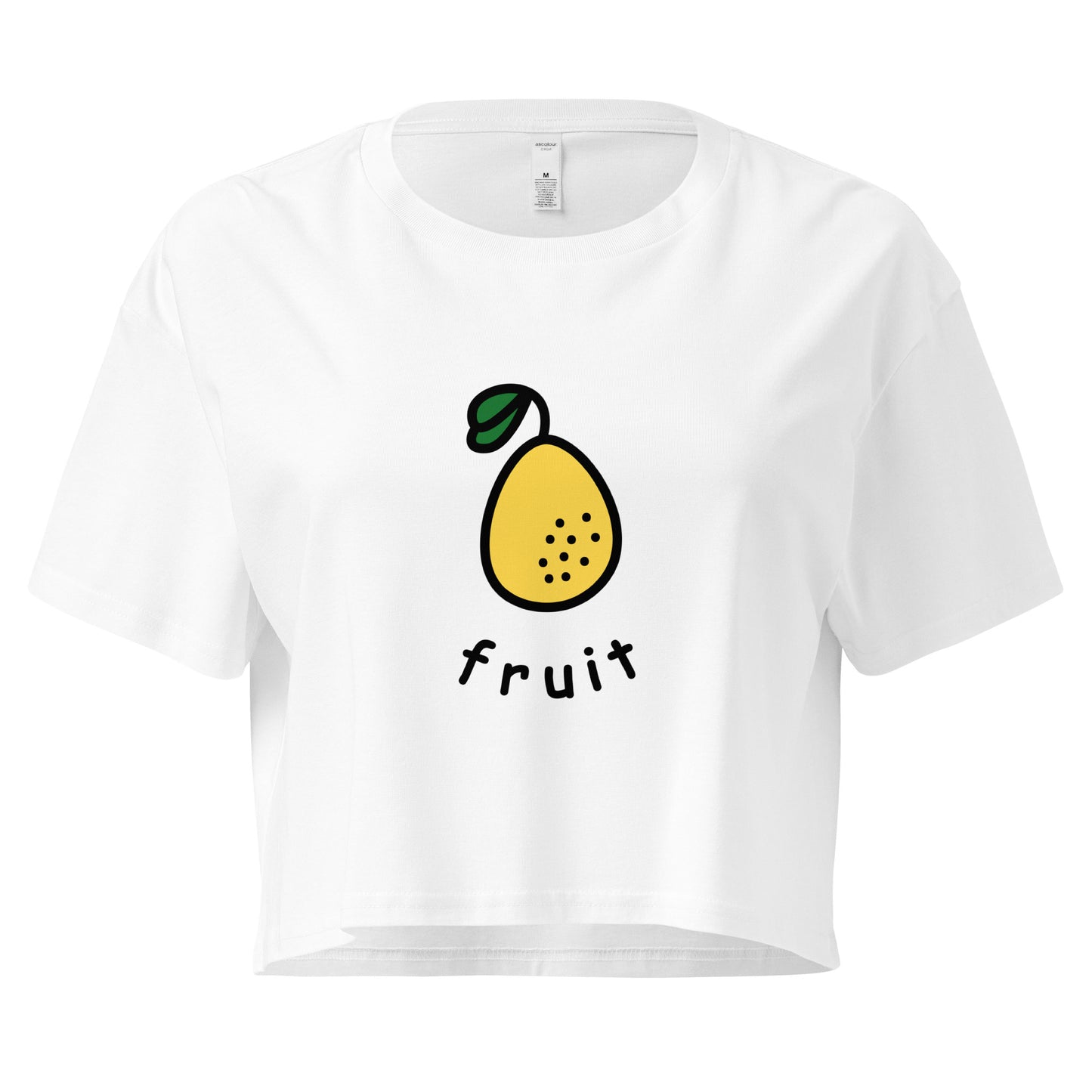 Fruit Crop Top (Yellow)
